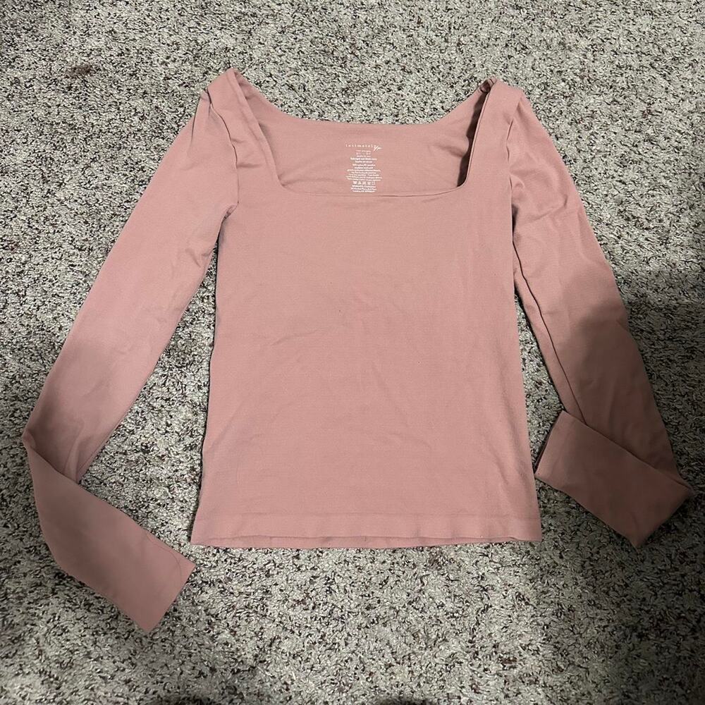Free people pink long sleeve
